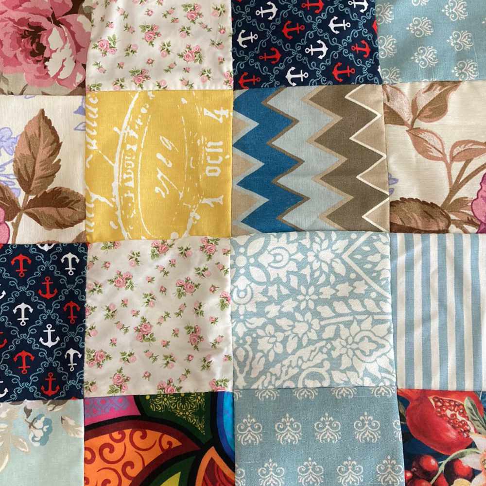 Tecido Patchwork Retalhos Colorido — foto 3