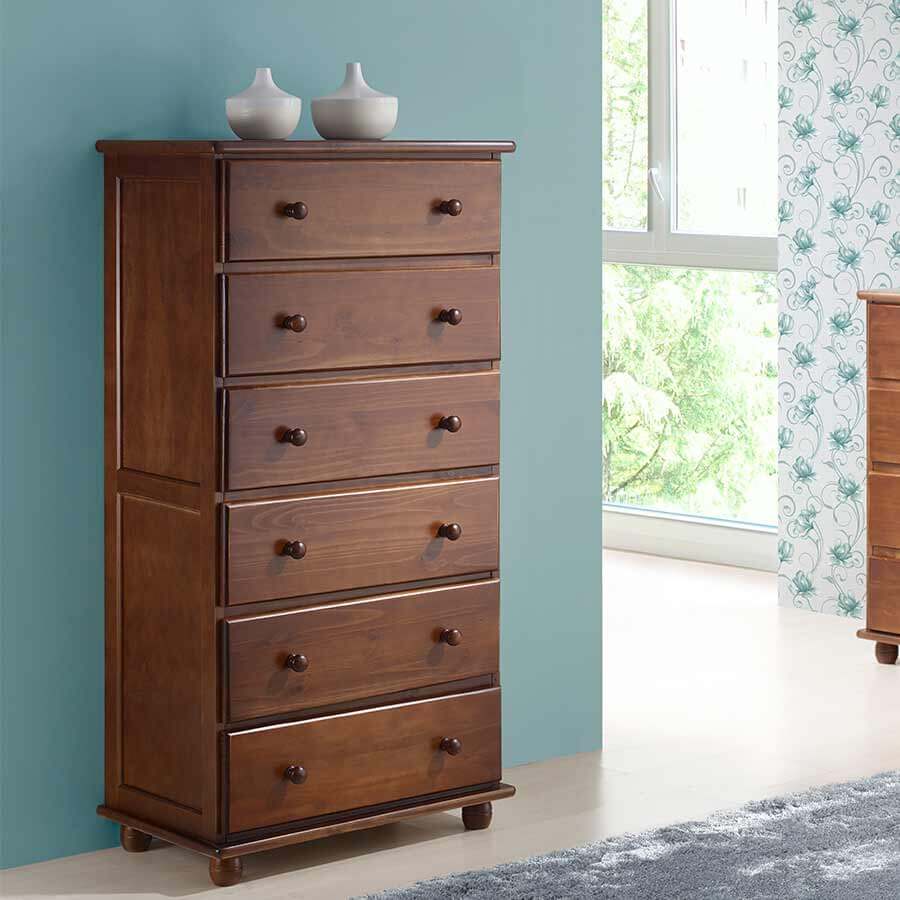 Cômoda Pinus 6 Gavetas — foto 1