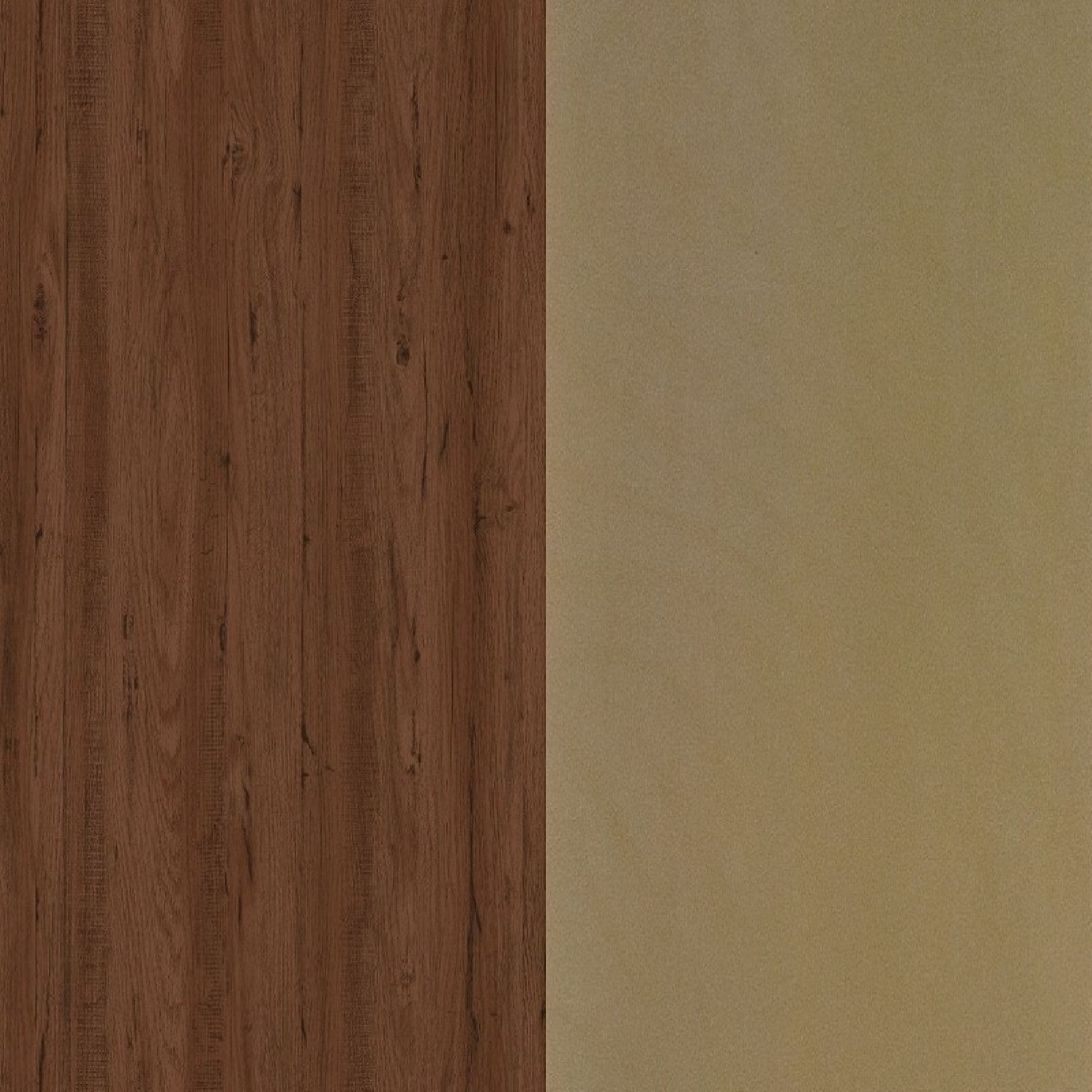 Mesa de Centro 122 Cm Tampo Mdf Álamo com Metal Dourado