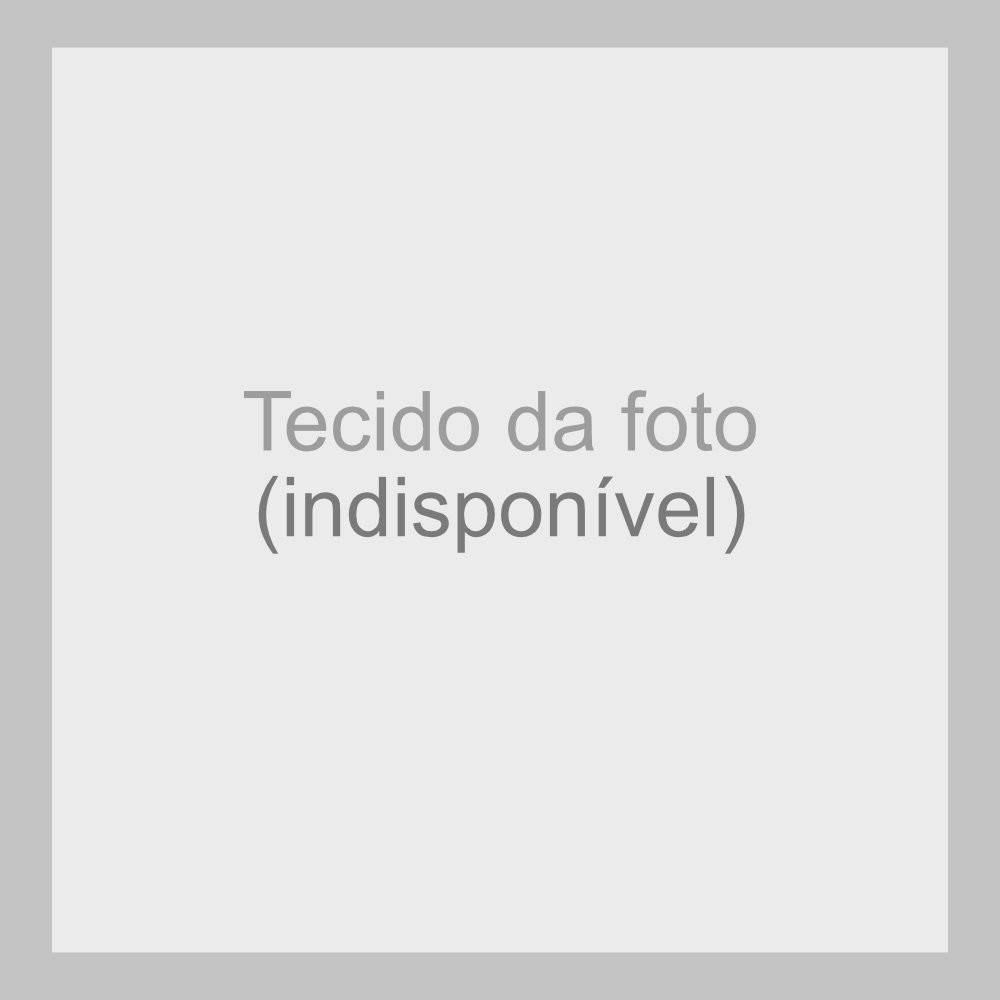 Cadeira Medalhão Entalhada com Detalhe Flor Tecido Floral