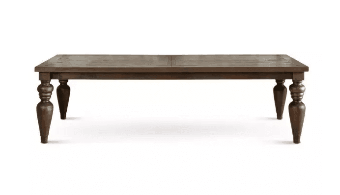 Mesa Jantar Gerânio Castanho Canela Tampo Bipartido 320 X 110 Cm