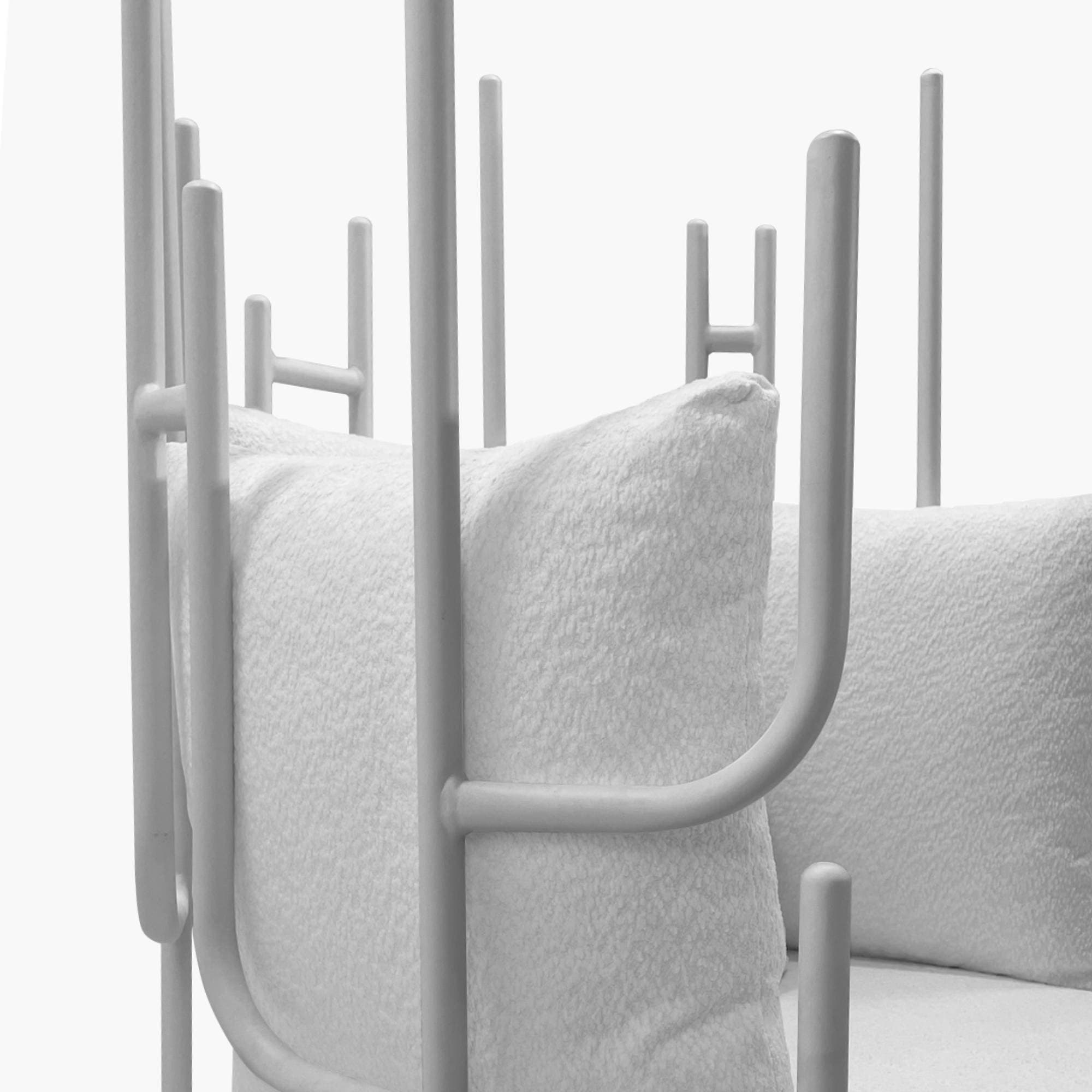 Poltrona Classy em Alumínio Tubular com Almofadas em Tecido Impermeável