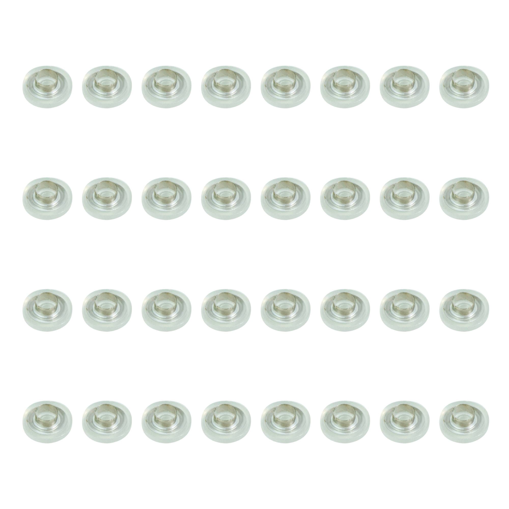 Kit 1000 Sapatas de Polietileno p/ Móveis 19 Mm Cor Transparente