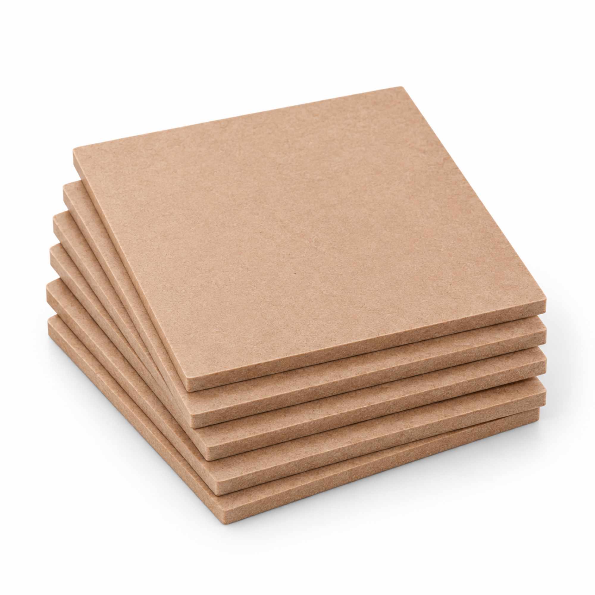 Placas Mdf 5 Cm X 5 Cm 2.8Mm 300 Unidades para Lembrancinhas e Artesanatos