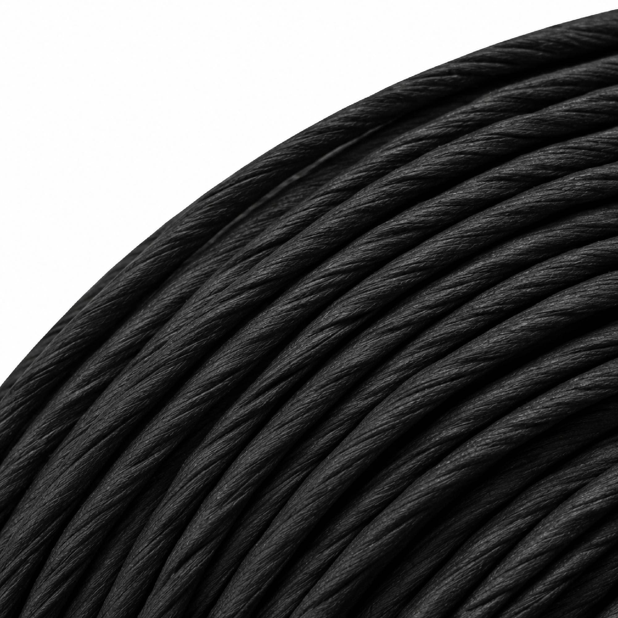 10M Fio Chicote ou Cordão de Papel Torcido para Acabamento Preto