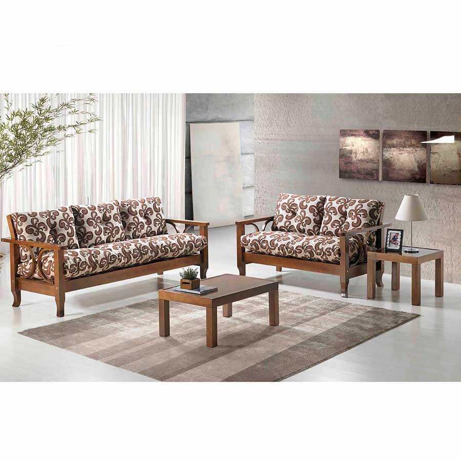 Conjunto Sofá 2 e 3 Lugares Confortável Madri